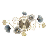 Maxbell Wall Hanging Clocks Iron Art Atmosphere Mute for Bedroom Dining Room Hotel horizontal medium