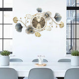 Maxbell Wall Hanging Clocks Iron Art Atmosphere Mute for Bedroom Dining Room Hotel horizontal medium