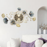Maxbell Wall Hanging Clocks Iron Art Atmosphere Mute for Bedroom Dining Room Hotel horizontal medium