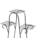 Maxbell 3 Layer Plant Stand Metal Display Holder Outdoor Decoration for Planter Rack