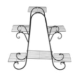 Maxbell 3 Layer Plant Stand Metal Display Holder Outdoor Decoration for Planter Rack