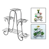 Maxbell 3 Layer Plant Stand Metal Display Holder Outdoor Decoration for Planter Rack