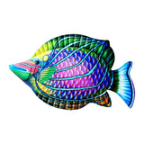 Maxbell fish Decor Statue Wall Decoration for Bathroom Balcony Office Green