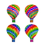 Maxbell Modern Hot Air Balloon Pendant Collection for Festival Wedding Decoration Blue