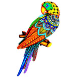 Maxbell bird Wall Art Decor Sculpture Hanging Decor for Indoor Outdoor Fence yellow to left