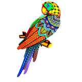 Maxbell bird Wall Art Decor Sculpture Hanging Decor for Indoor Outdoor Fence yellow to left