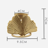 Maxbell Tabletop Metal Candle Holder Candlestick Holder Home Decor Unique Shape D