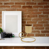 Maxbell Tabletop Metal Candle Holder Candlestick Holder Home Decor Unique Shape F