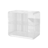 Maxbell Transparent Display Case Holder Countertop Desktop for Bedroom Mugs Storage L