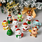 Maxbell Christmas Resin Figurine Decor Durable Prop Ornaments Festival for Office Bear