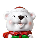 Maxbell Christmas Resin Figurine Decor Durable Prop Ornaments Festival for Office Bear