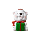 Maxbell Christmas Resin Figurine Decor Durable Prop Ornaments Festival for Office Bear