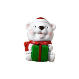 Maxbell Christmas Resin Figurine Decor Durable Prop Ornaments Festival for Office Bear