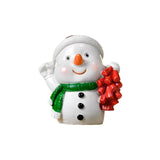 Maxbell Christmas Resin Figurine Decor Durable Prop Ornaments Festival for Office Snowman