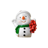 Maxbell Christmas Resin Figurine Decor Durable Prop Ornaments Festival for Office Snowman