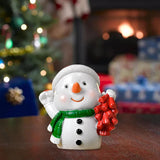 Maxbell Christmas Resin Figurine Decor Durable Prop Ornaments Festival for Office Snowman