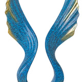 Maxbell Resin Statue Bird Sculptures Art Crafts Decoration Office Wing Figurines Angel Wing