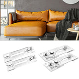 Maxbell 2x Sectional Lock Easy to Install Self Locking Universal Sofa Connectors 13.7cm