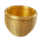 Maxbell Sculpted Brass Fengshui Bowl Homeware Cornucopia for Drinking Office Dorm