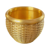 Maxbell Sculpted Brass Fengshui Bowl Homeware Cornucopia for Drinking Office Dorm