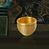 Maxbell Sculpted Brass Fengshui Bowl Homeware Cornucopia for Drinking Office Dorm