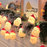 Maxbell Christmas String Lights Beautiful Santa Claus Decorative for Garden Weddings 5 meters 40 lights