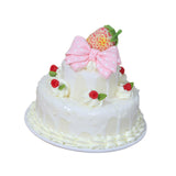 Maxbell Artificial Cake Ornament Faux Cakes Model for Bakery Decoration Props White