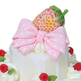 Maxbell Artificial Cake Ornament Faux Cakes Model for Bakery Decoration Props White