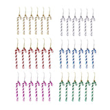 Maxbell 6x Christmas Tree Candy Cane Crutch Decoration Gift for New Year Xmas Home Aureate