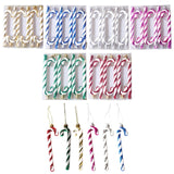 Maxbell 6x Christmas Tree Candy Cane Crutch Decoration Gift for New Year Xmas Home Aureate
