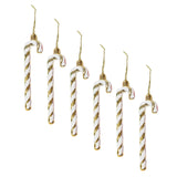 Maxbell 6x Christmas Tree Candy Cane Crutch Decoration Gift for New Year Xmas Home Aureate