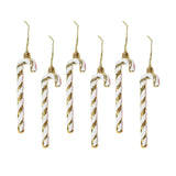 Maxbell 6x Christmas Tree Candy Cane Crutch Decoration Gift for New Year Xmas Home Aureate