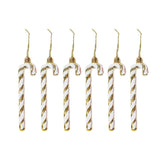 Maxbell 6x Christmas Tree Candy Cane Crutch Decoration Gift for New Year Xmas Home Aureate