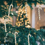 Maxbell 6x Christmas Tree Candy Cane Crutch Decoration Gift for New Year Xmas Home Aureate