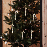 Maxbell 6x Christmas Tree Candy Cane Crutch Decoration Gift for New Year Xmas Home Aureate