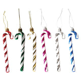 Maxbell 6x Christmas Tree Candy Cane Crutch Decoration Gift for New Year Xmas Home Red