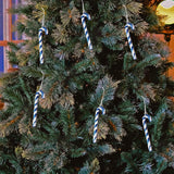 Maxbell 6x Christmas Tree Candy Cane Crutch Decoration Gift for New Year Xmas Home Blue