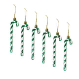 Maxbell 6x Christmas Tree Candy Cane Crutch Decoration Gift for New Year Xmas Home Green