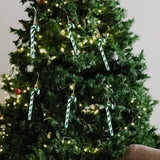 Maxbell 6x Christmas Tree Candy Cane Crutch Decoration Gift for New Year Xmas Home Green