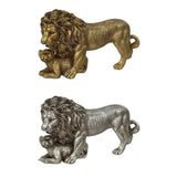 Maxbell Lion King Statue Animal Figurine Ornament for Office Living Room Accessories Aureate