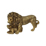 Maxbell Lion King Statue Animal Figurine Ornament for Office Living Room Accessories Aureate