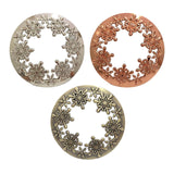 Maxbell Candle Topper Stable Burning Jar Candle Sleeve for Birthday Dinner Argent