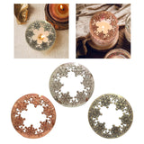 Maxbell Candle Topper Stable Burning Jar Candle Sleeve for Birthday Dinner Argent