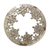 Maxbell Candle Topper Stable Burning Jar Candle Sleeve for Birthday Dinner Argent