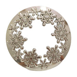 Maxbell Candle Topper Stable Burning Jar Candle Sleeve for Birthday Dinner Argent