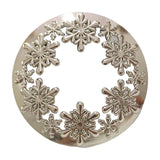 Maxbell Candle Topper Stable Burning Jar Candle Sleeve for Birthday Dinner Argent