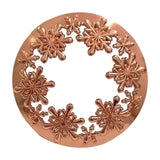 Maxbell Candle Topper Stable Burning Jar Candle Sleeve for Birthday Dinner Gold