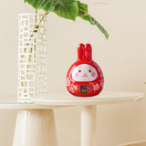 Maxbell Chinese New Year Rabbit Statue Small Bunny Figurine Miniature for Desk Decor