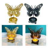 Maxbell Butterfly Candle Holder Carved Tealight Holders Candlestick Festival Decor Aureate