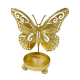 Maxbell Butterfly Candle Holder Carved Tealight Holders Candlestick Festival Decor Aureate